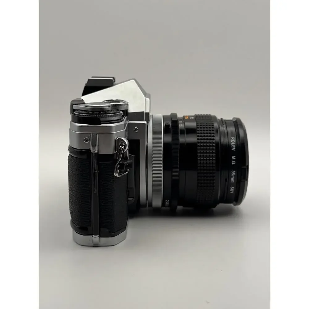 Canon AE-1 35mm SLR Film Camera FD 50mm f/1.8 S.C. Lens Tested